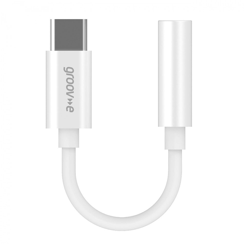 Groov-e USB-C to 3.5mm Aux Adaptor | 10cm