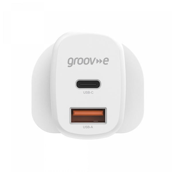 Groov-e Dual USB-A & C Wall Charger | 20W