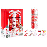 Family Santa & Yelpers Christmas Crackers | Pack of 10