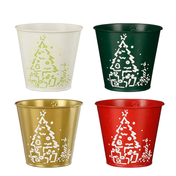 Indica Round Pots 13cm | Assorted Designs