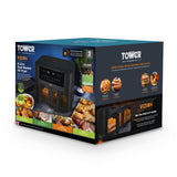 Tower Vortx 8L Dual Basket Digital Air Fryer with Vizion Viewing Windows