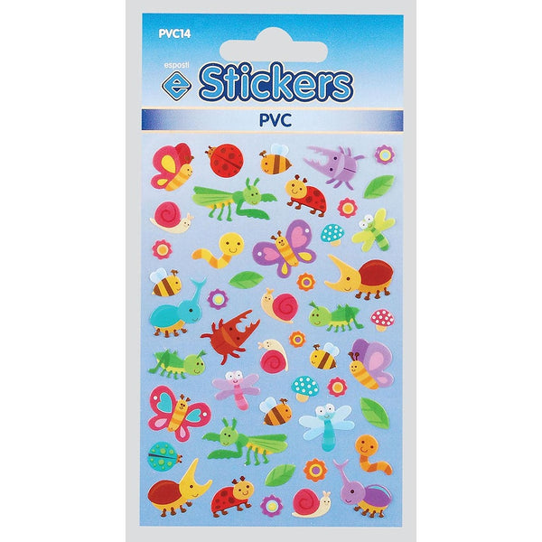 Esposti PVC Insects Novelty Stickers | Vibrant and Durable