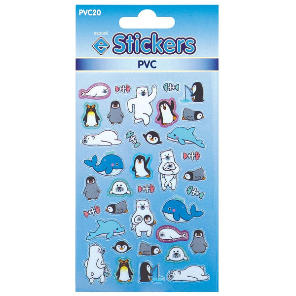 Esposti PVC Penguins and Seals Stickers | Durable and Vibrant