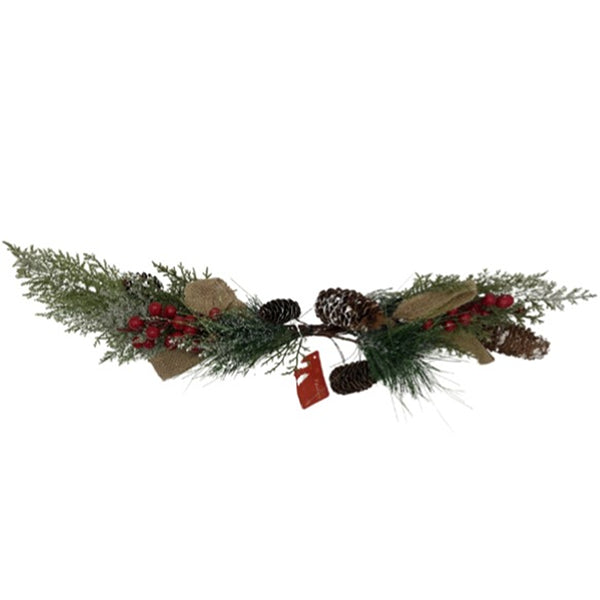 Christmas Pine Cone Berry Swag | 65cm