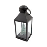 Black Christmas Tree LED Light Up Lantern