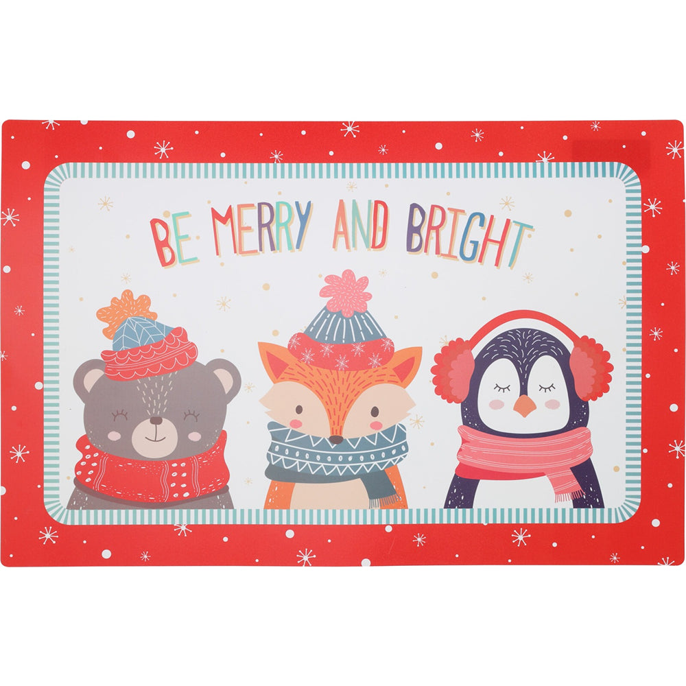 Christmas Character Merry & Bright Placemat