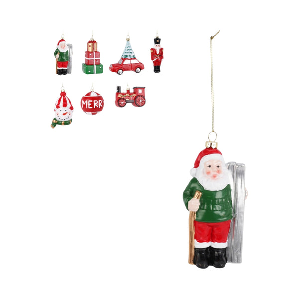 Hanging Christmas Figurine Ornament | Assorted