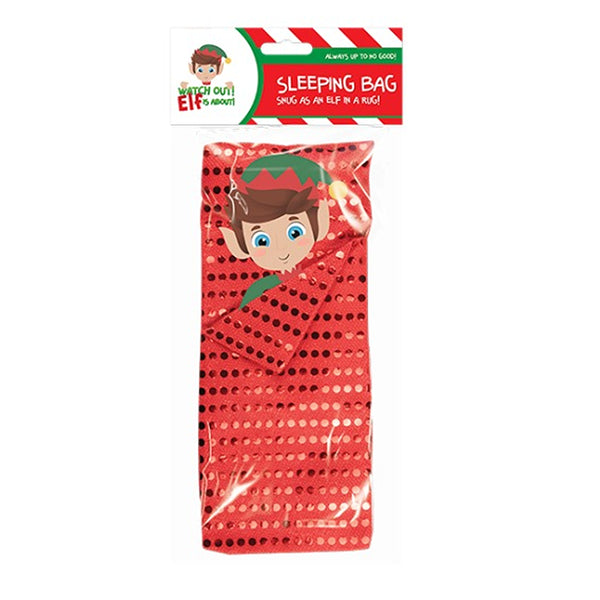 Watch Out Elf Is Out Elf Sleeping Bag