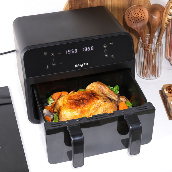 Salter 7L Dual View Air Fryer with Removable Divider