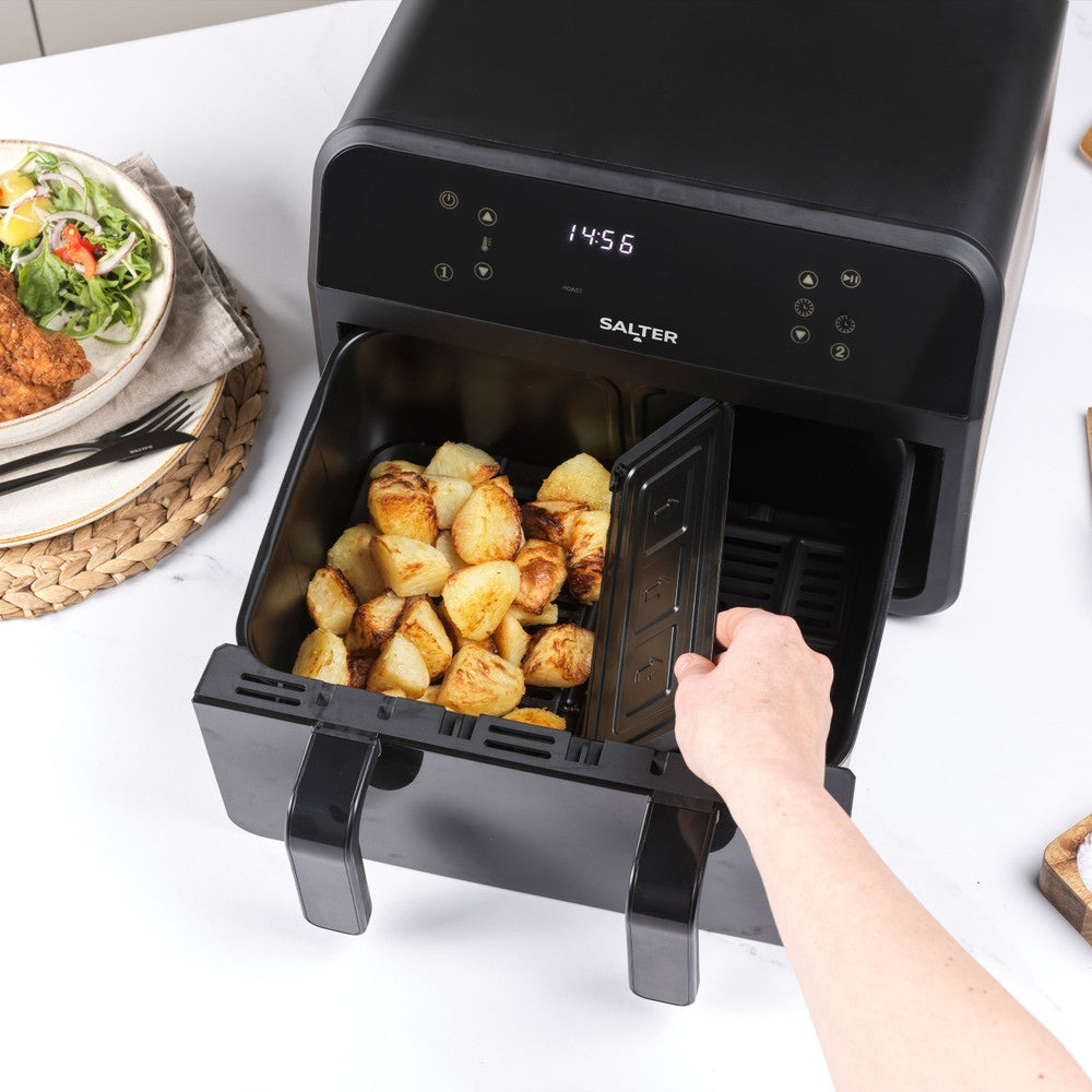 Salter 7L Dual View Air Fryer with Removable Divider