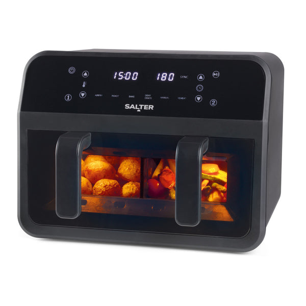 Salter 7L Dual View Air Fryer with Removable Divider