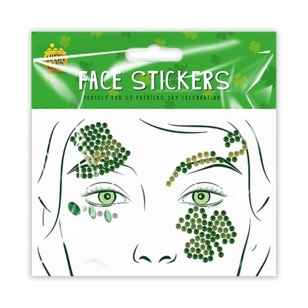 St. Patrick's Day Face Sticker