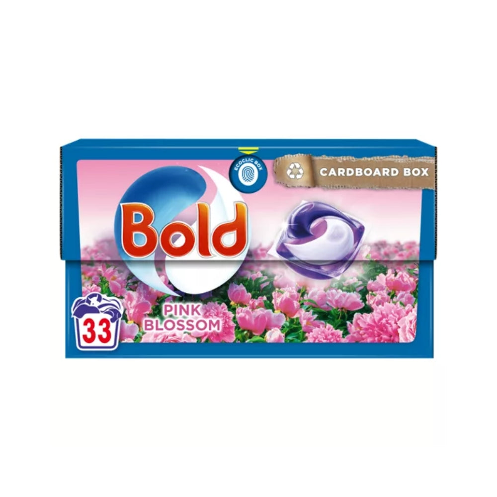 Bold All-in-1 PODS Washing Liquid Capsules | Pink Blossom | 33 Washes