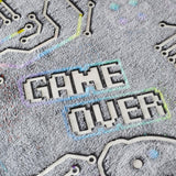 Catherine Lansfield Game Over Glow In The Dark Single Duvet Cover Set  Grey