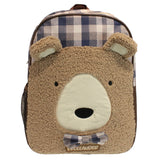 Freelander Plush Bear Face School Bag | 22L Backpack for School