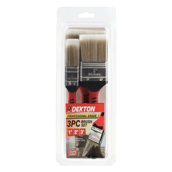 dekton pro paintbrush set  3 piece