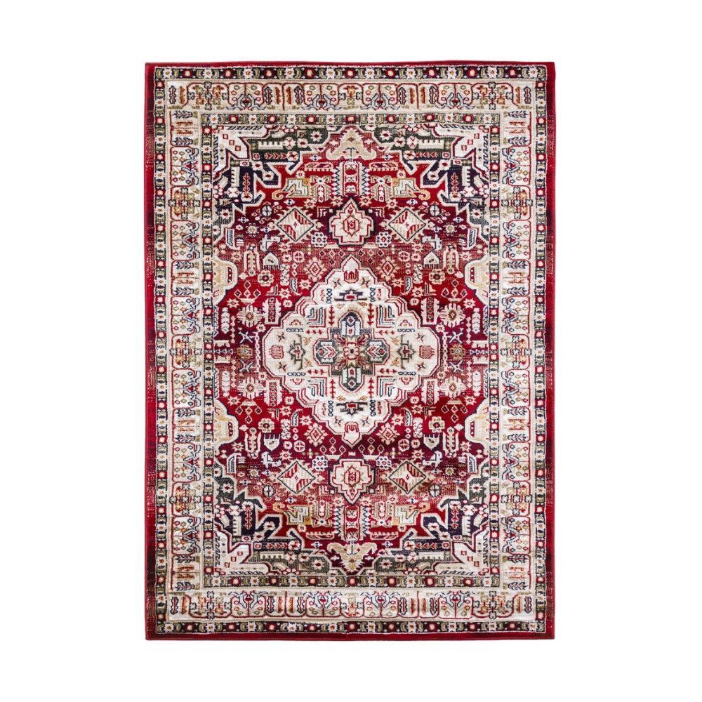 Aziza Medallion Red Rug | Classic Elegance for Modern Homes