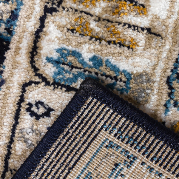 Aziza Medallion Navy Rug | Timeless Design for Every Home