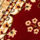 Classique Medallion Red Rug | Traditional Elegance Meets Modern Comfort