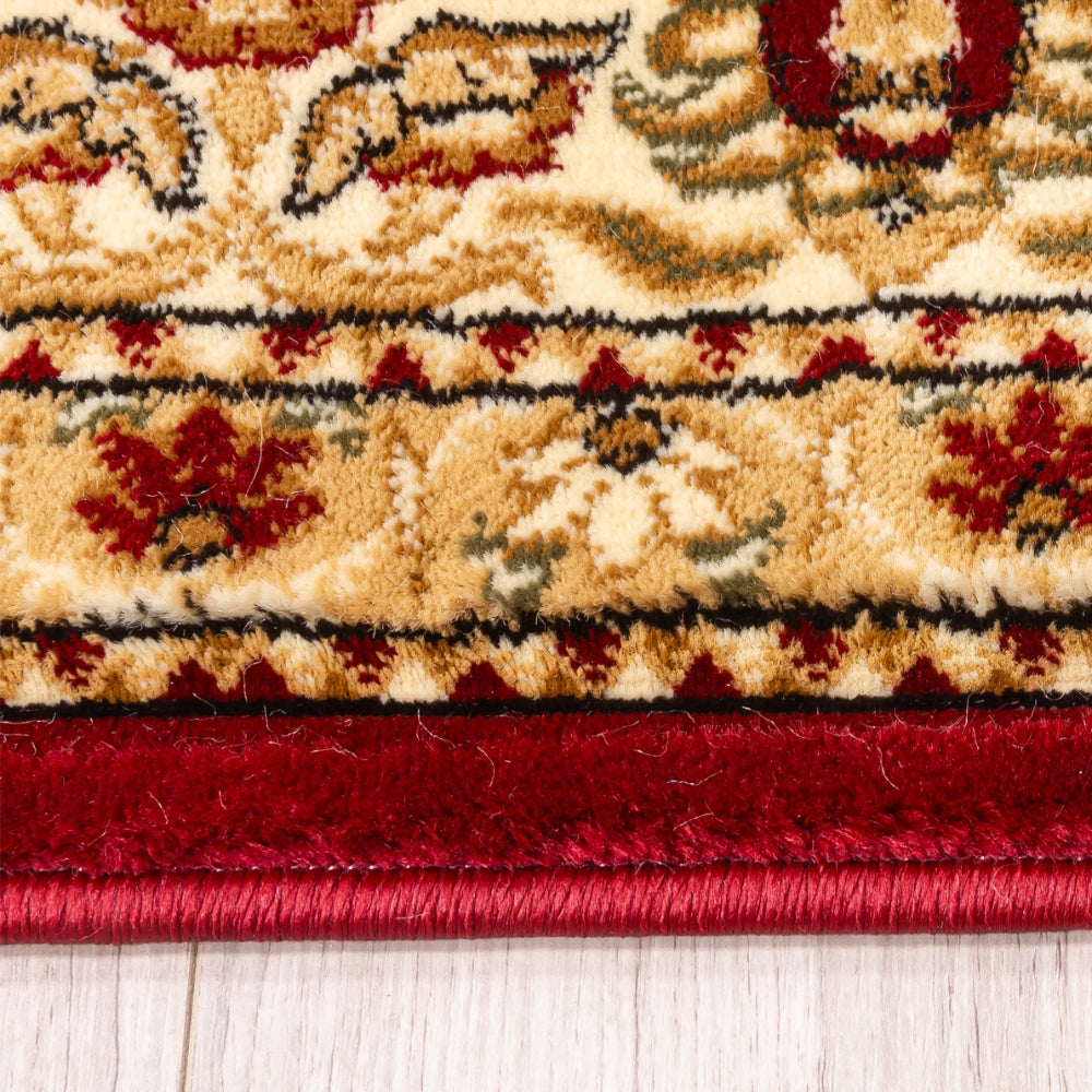 Classique Medallion Red Rug | Traditional Elegance Meets Modern Comfort