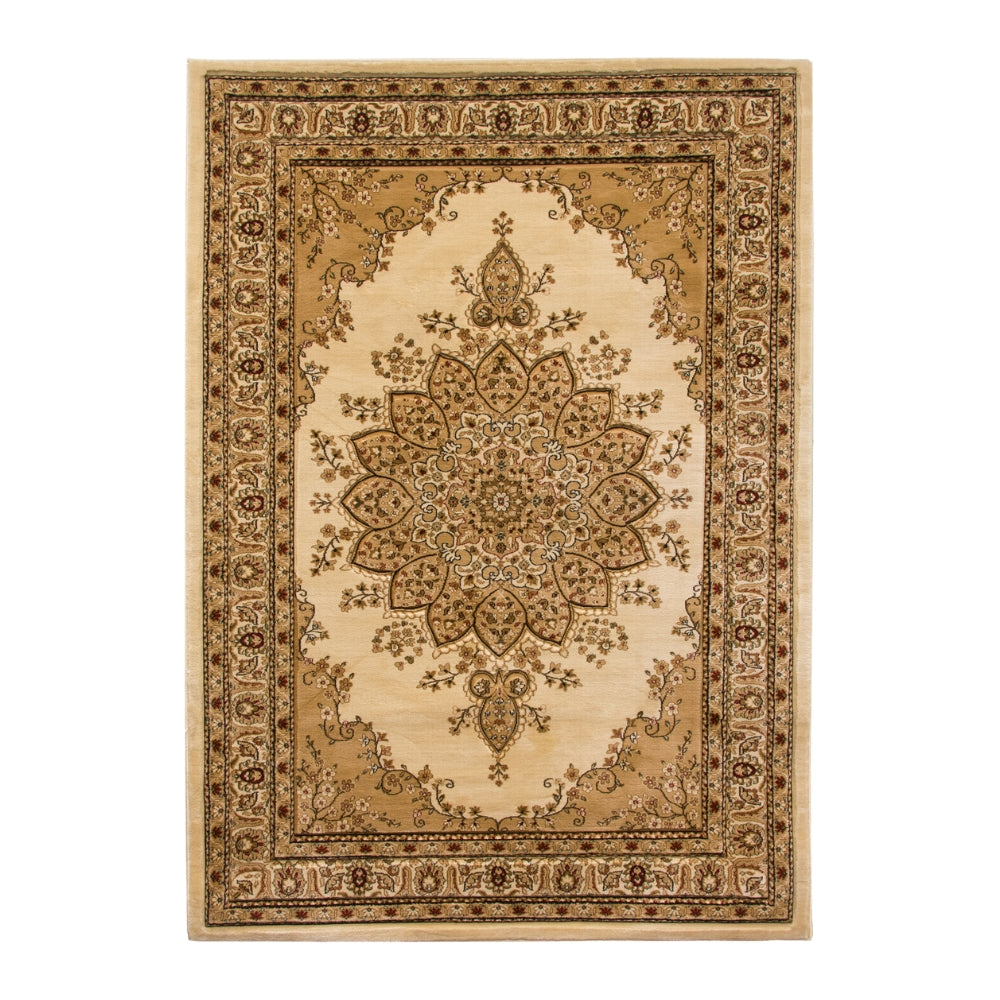 Classique Medallion Ivory Rug | Timeless Floral Design for Elegant Spaces