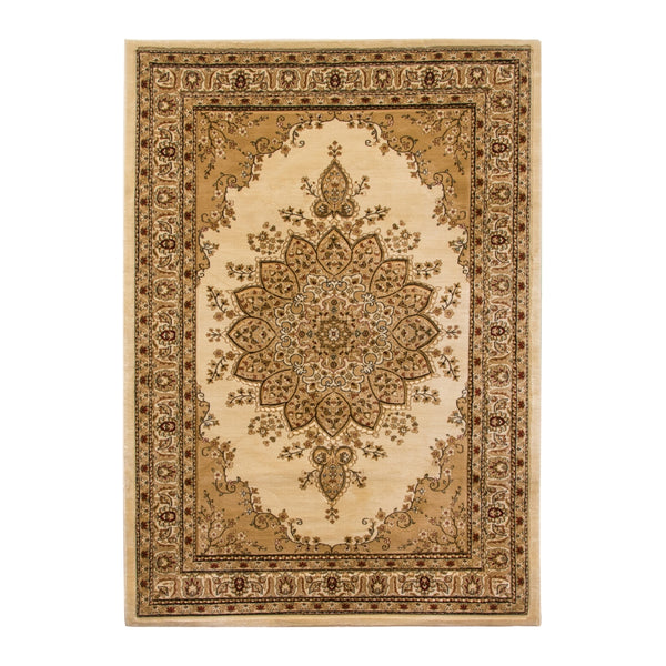 Classique Medallion Ivory Rug | Timeless Floral Design for Elegant Spaces