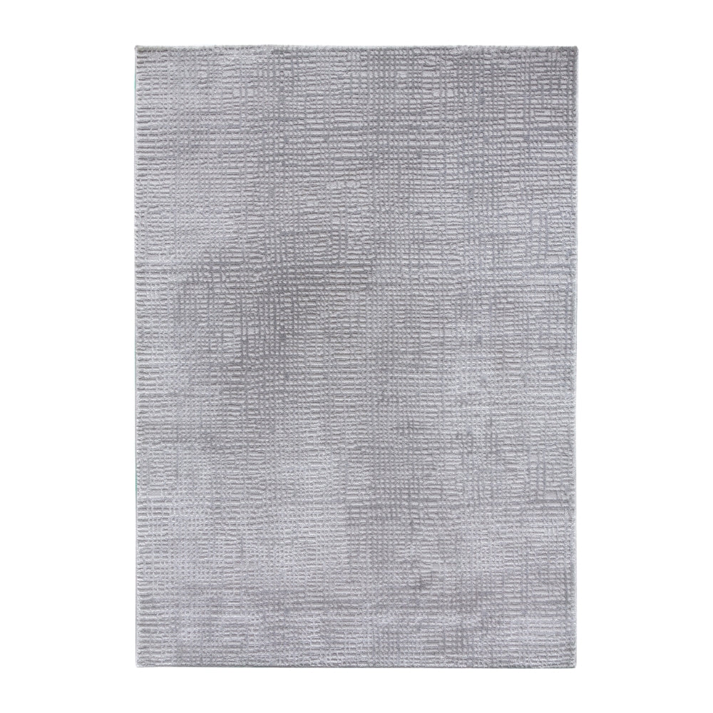 Elements Crisscross Grey Rug | Modern Geometric Design with Plush Comfort