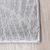 Elements Zahara Grey Rug | Soft & Modern Wave Design