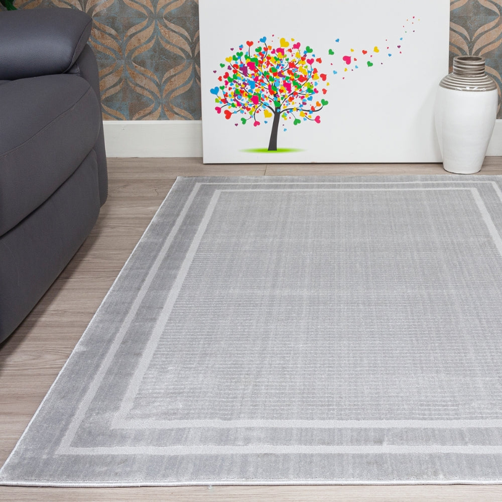 Elements Frontier Grey Rug | Soft, Stylish &  Practical