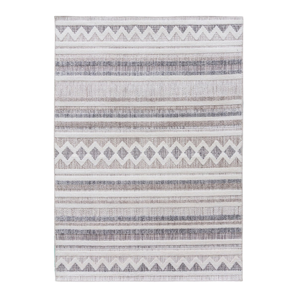 Oslo Nina Rug | Elegant Geometric Design with Neutral Tones