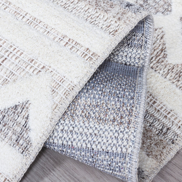 Oslo Nina Rug | Elegant Geometric Design with Neutral Tones