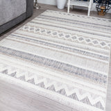 Oslo Nina Rug | Elegant Geometric Design with Neutral Tones