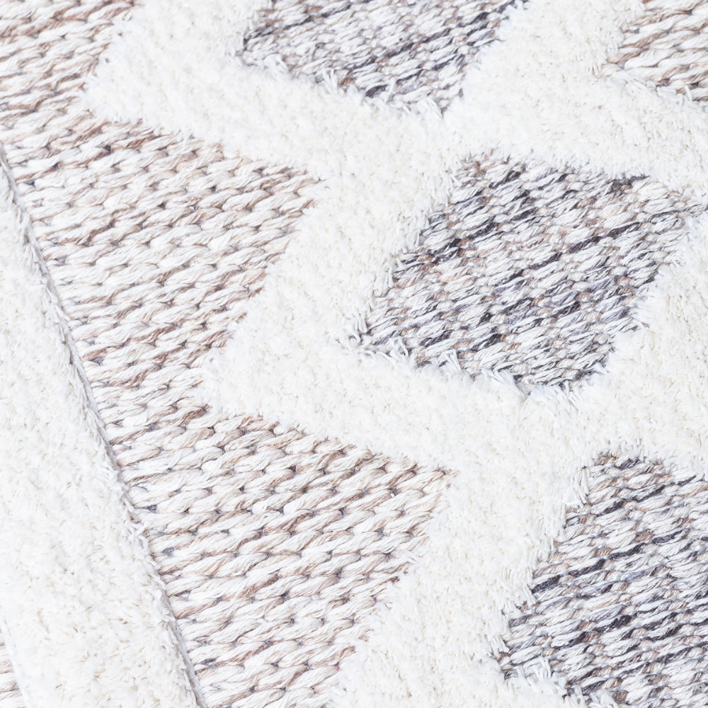 Oslo Nina Rug | Elegant Geometric Design with Neutral Tones