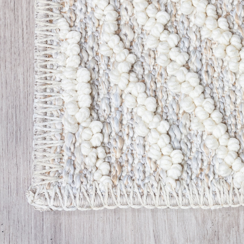 Serenity Leaves Rug | Soft, Textured Rug for Elegant Interiors