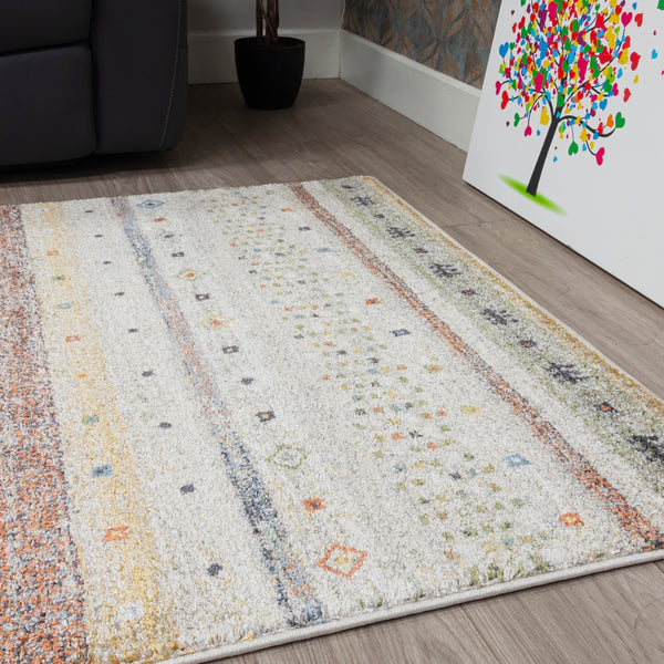 Verdi Eden Rug | Luxurious Multicoloured Design for High-Traffic Areas