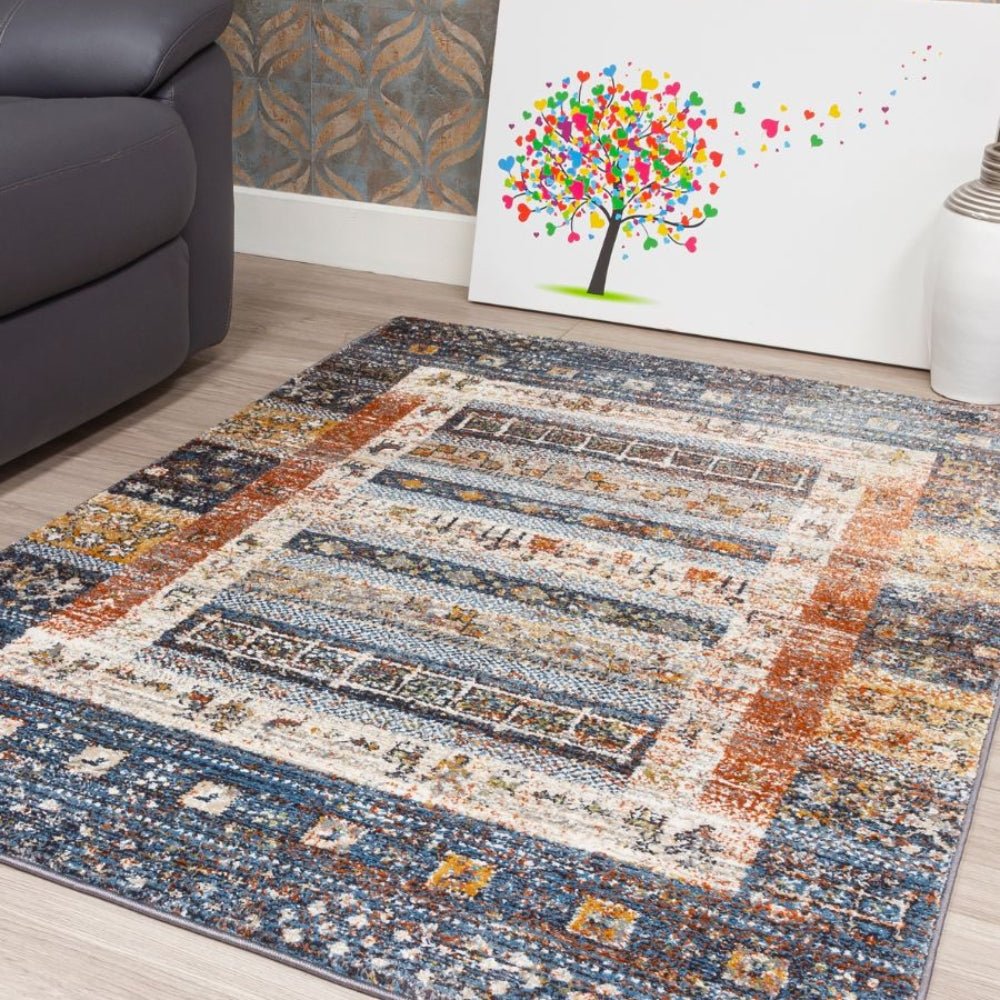 Verdi Tableau Rug | Luxurious Multicoloured Design for Any Space