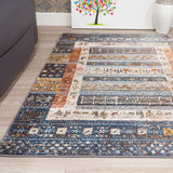 Verdi Tableau Rug | Luxurious Multicoloured Design for Any Space