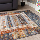 Verdi Tableau Rug | Luxurious Multicoloured Design for Any Space