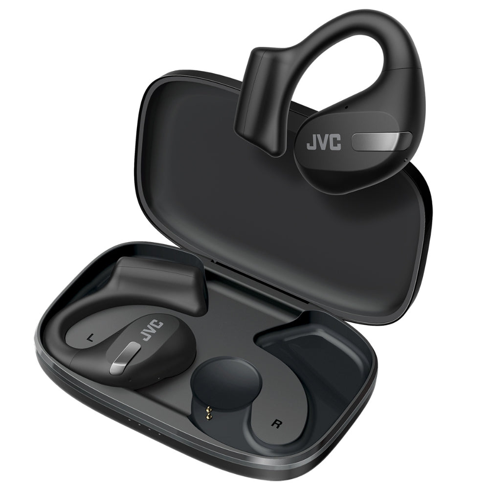 JVC Open-ear wireless Bluetooth earphones | Black