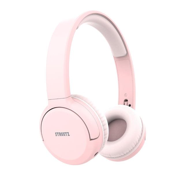 Streetz Bluetooth Headphone | Pink | 20 Hours Playtime