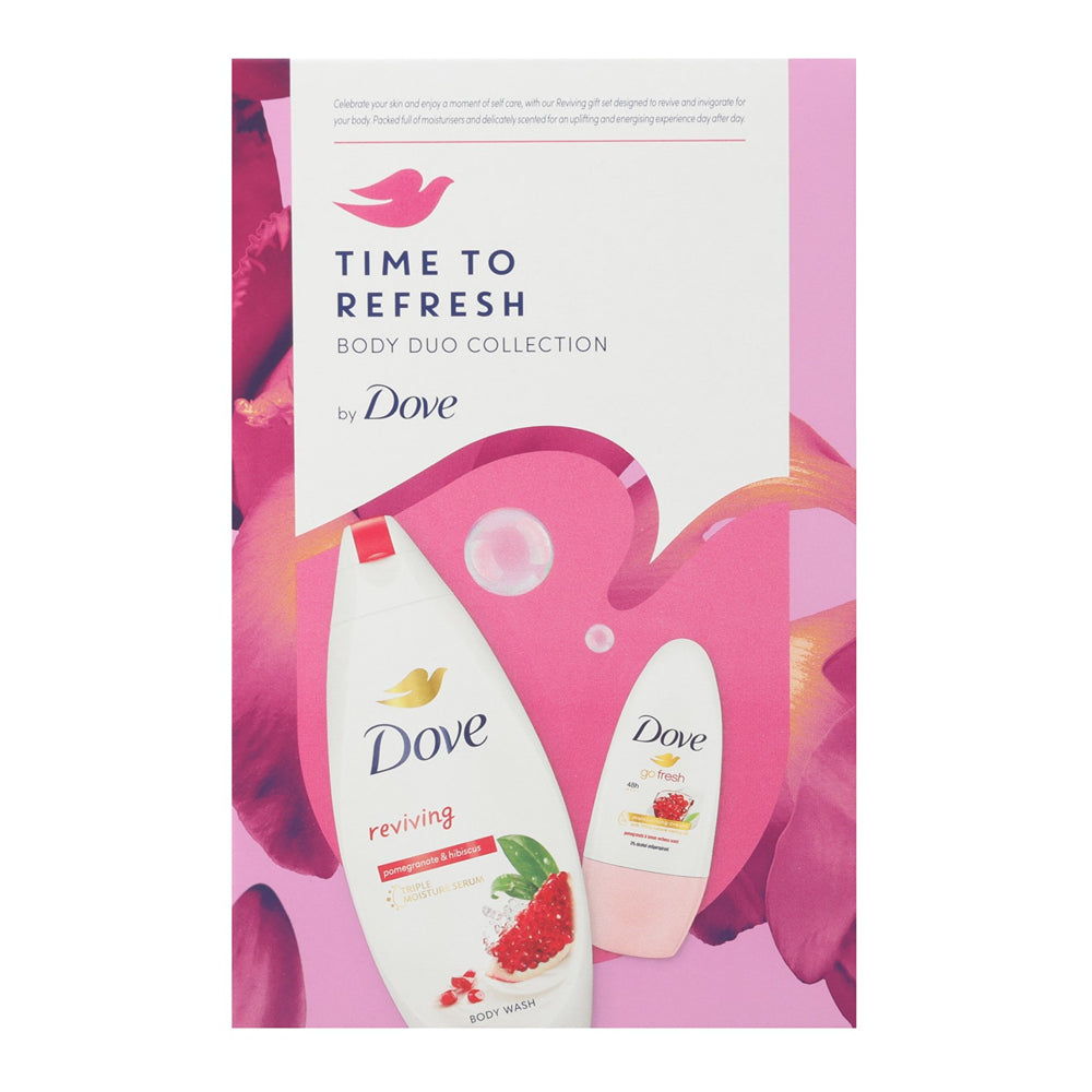 Dove Woman Time to Refresh Pomegranate Gift Set | 2 Piece Set