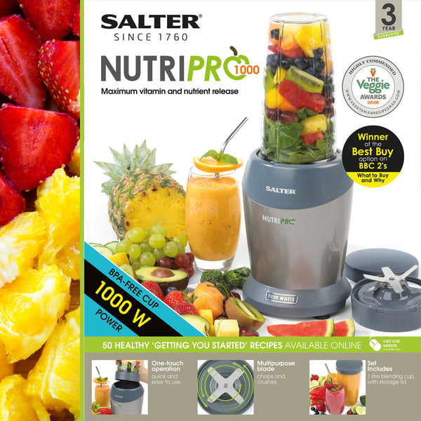 Salter Nutri Pro Blender & Smoother Maker | 1000W