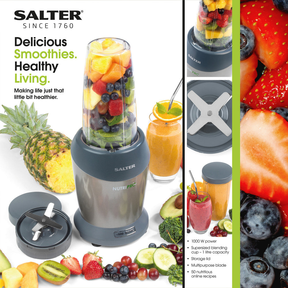 Salter Nutri Pro Blender & Smoother Maker | 1000W