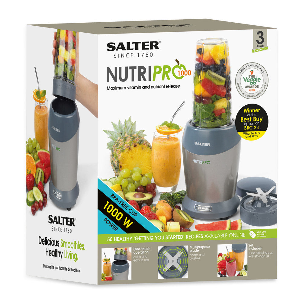 Salter Nutri Pro Blender & Smoother Maker | 1000W