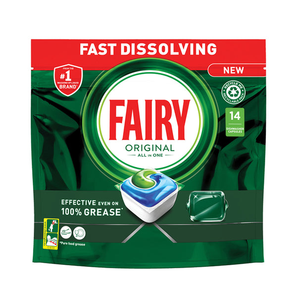 Fairy All In One Dishwasher Tablets | Pack of 14