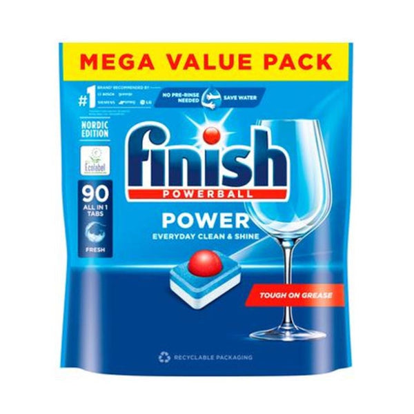 Finish All-in-One Power Dishwasher Tablets | Pack of 90