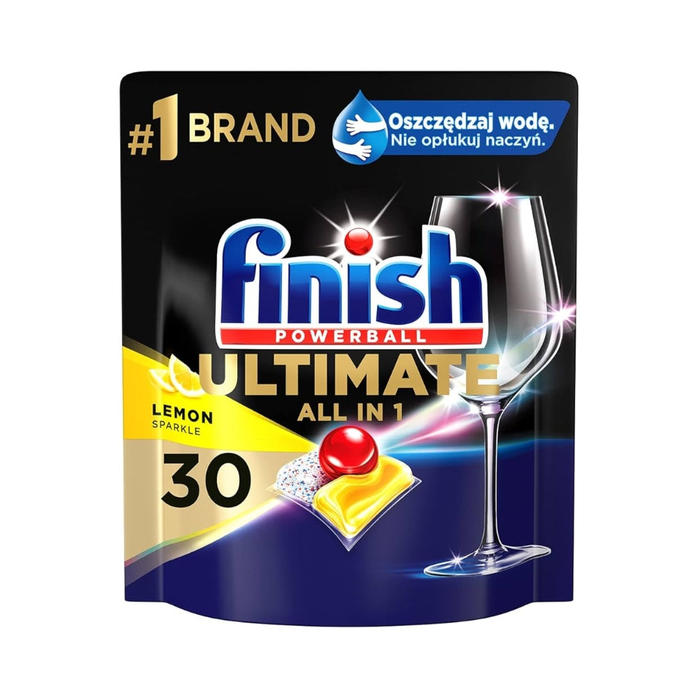 Finish Ultimate Lemon Dishwasher Tablets | Pack of 30