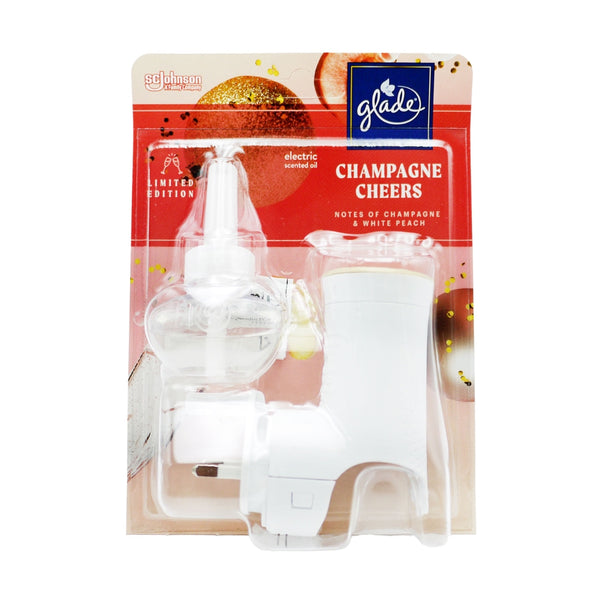 Glade Champagne Cheers Electric Plug-In Unit | 20ml Refill