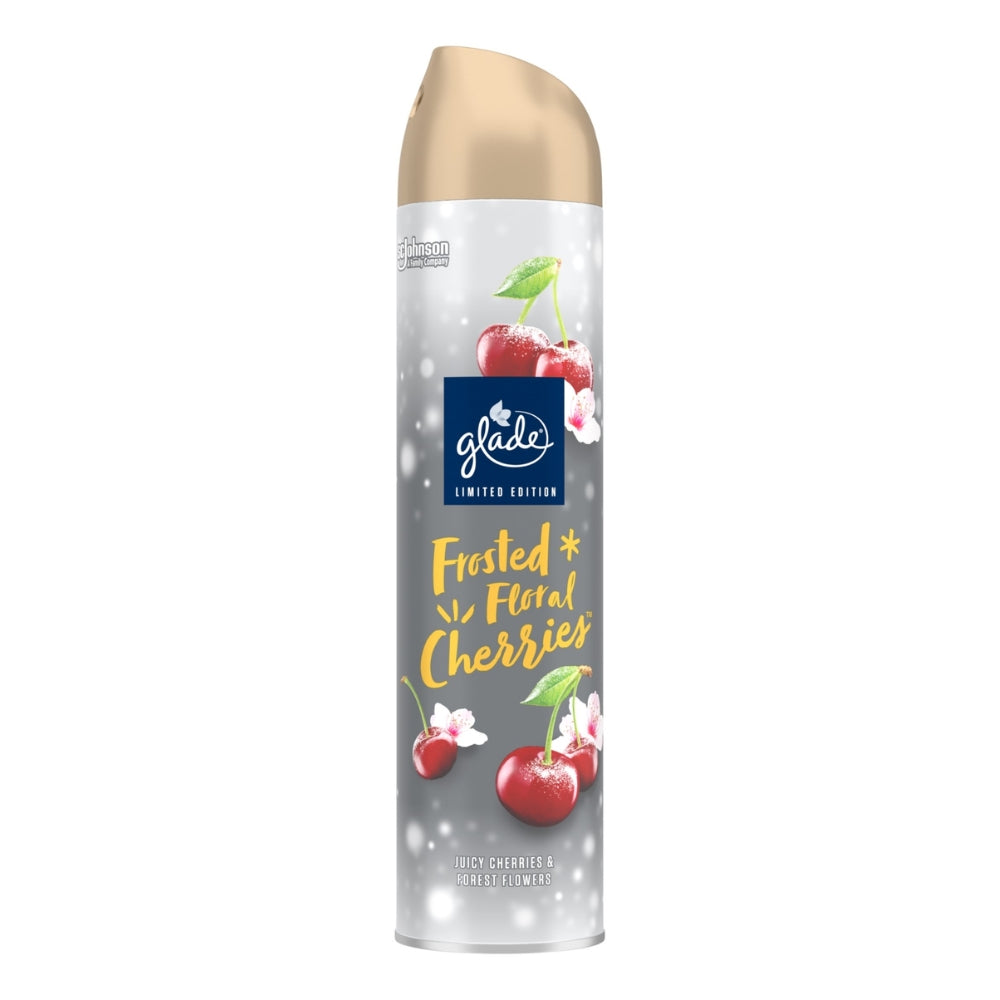 Glade True Scent Aerosol | Frosted Cherry Fragrance | 300ml | Pack of 12