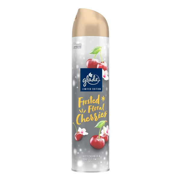 Glade True Scent Aerosol | Frosted Cherry Fragrance | 300ml | Pack of 12